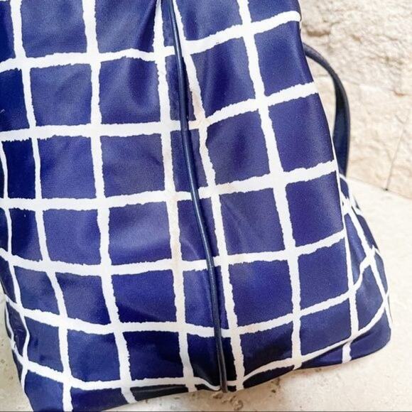 Kate Spade Seaside Nylon Francis Baby Bag Navy White - Picture 3 of 12